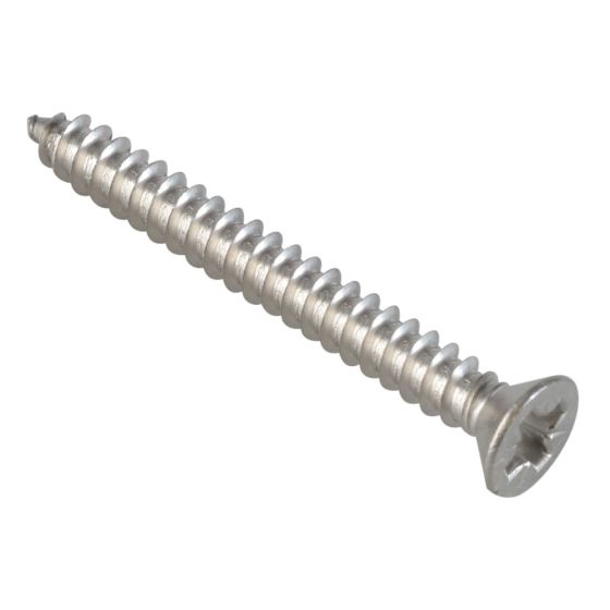 Self-Tapping Screw Pozi CSK A2 SS 1.1/4in x 8 ForgePack 15