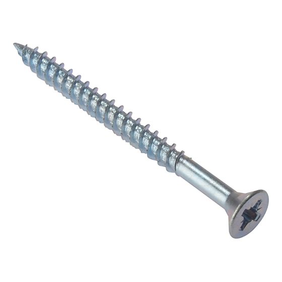 General Purpose Pozi Screw CSK TT ZP 1in x 8 Box 200 by Forgefix - CSK18ZP