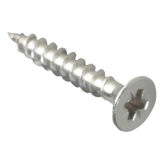 Multi-Purpose Pozi Screw CSK ST Stainless Steel 4.0 x 25mm Forge Pack 35 by Forgefix - FPMPS425SS