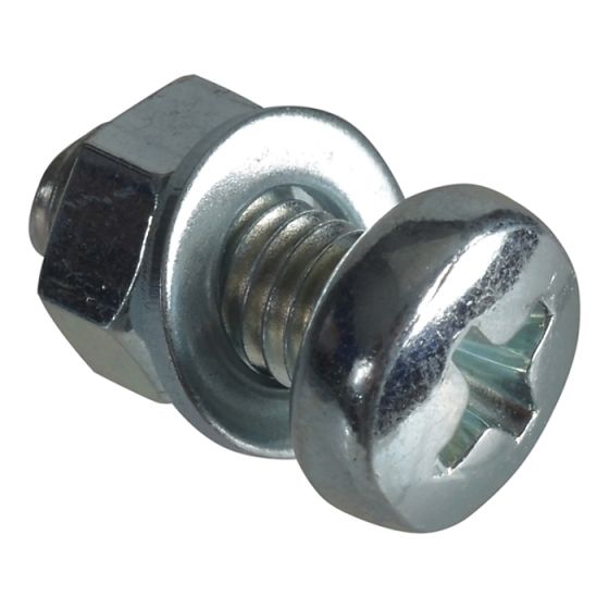 Machine Screw Pozi Pan Head ZP M5 x 12mm Forge Pack 14 by Forgefix - FPMSPH512