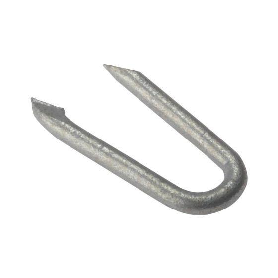 Forgefix Netting Staple Zinc Galvanised 25mm Bag Weight 250g