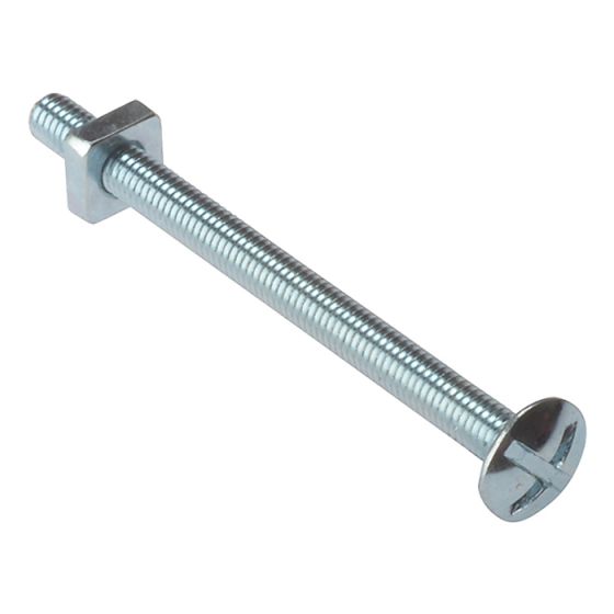 Roofing Bolt ZP M6 x 100mm Bag 25 by Forgefix - 25RBN6100