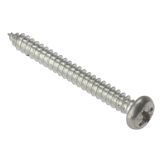 General Purpose Pozi Screw Round Head TT ZP 1.1/2in x 8 Box 200 by Forgefix - RH1128ZP