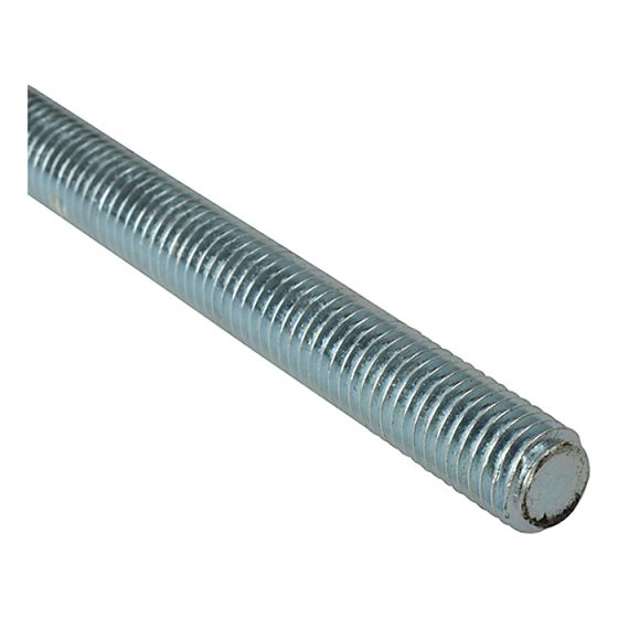 Threaded Rod, Mild Steel, Zinc Plated