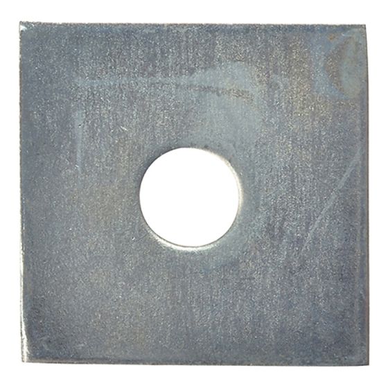 Square Plate Washer ZP 50 x 50 x 12mm Bag 10 by Forgefix - 10SQPL5012