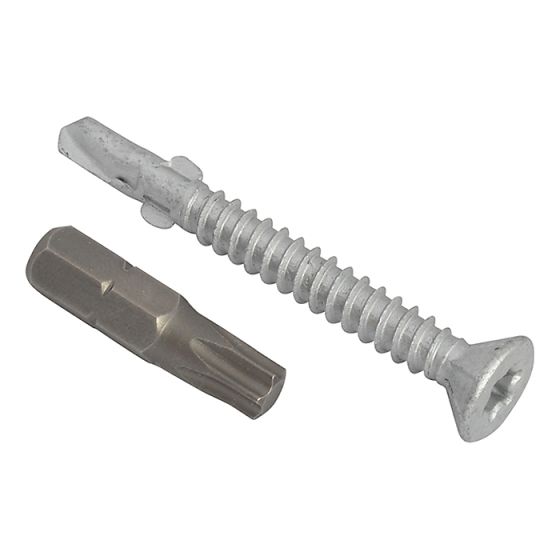 TechFast Roofing Screw Timber - Steel Light Section 5.5 x 50mm Pack 100 by Forgefix - TFCL5550