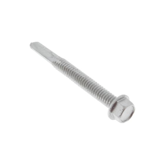 TechFast Roofing Sheet to Steel Hex Screw No.5 Tip 5.5 x 50mm - Box 100