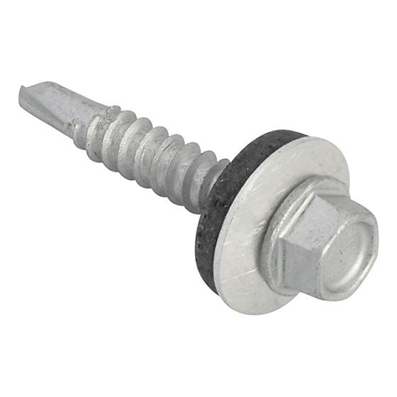 Hex Head Roofing Screw 5.5 x 32mm for Light Section - Pack 100 by Forgefix TFHL5532