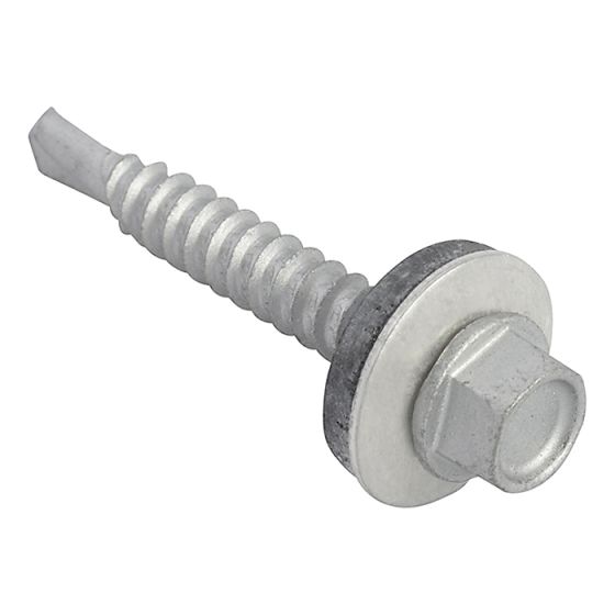TechFast Hex Head Roofing Screw Self-Drill Light Section 5.5 x 38mm Pack 100 by Forgefix - TFHL5538
