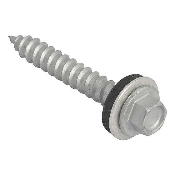 TechFast Hex Head Screw Sheet to Timber 6.3 x 45mm Pack 100 by Forgefix - TFHT6345