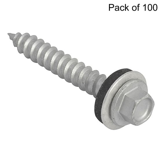 Hex Slash Metric Timberscrew, Size: 6.3 x 45mm - Pack of 100