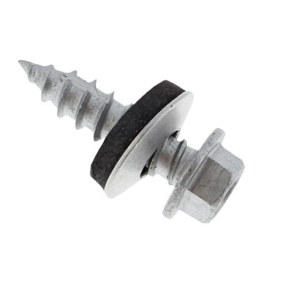 TechFast Metal Roofing to Timber Hex Screw T17 Gash Point 6.3 x 25mm x100