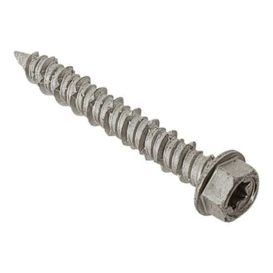 TechFast Masonry Screw TORX Compatible Hex 6.3 x 57mm (Box 100)