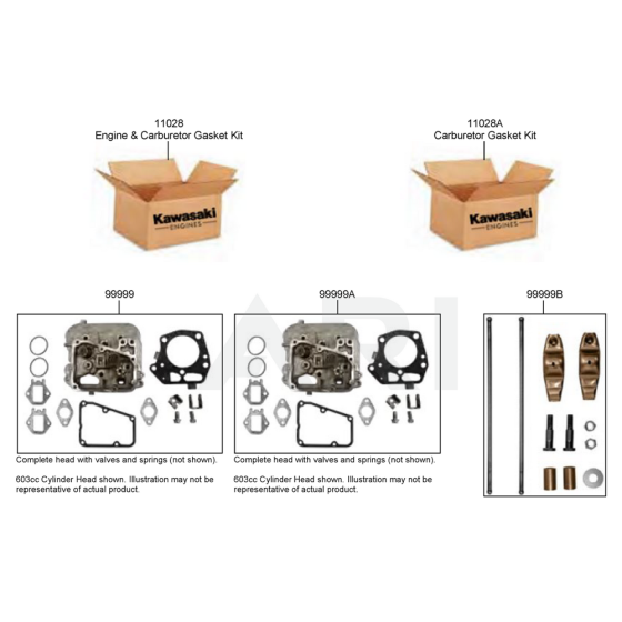 Gasket Kits / Cylinder Head for Kawasaki FR600V Engine