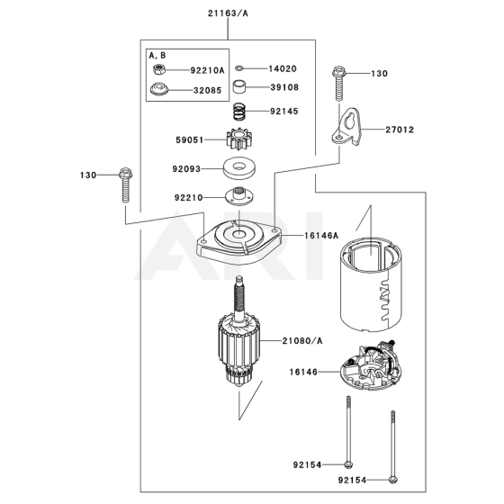 Valve / Camshaft for Kawasaki FR730V Engine