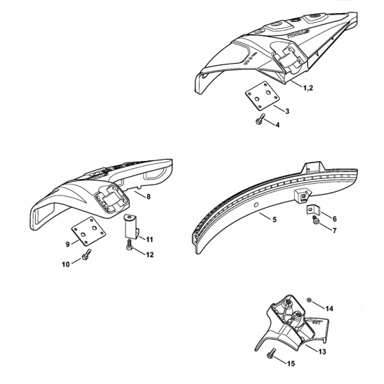 Stihl FS111 Deflector Assembly