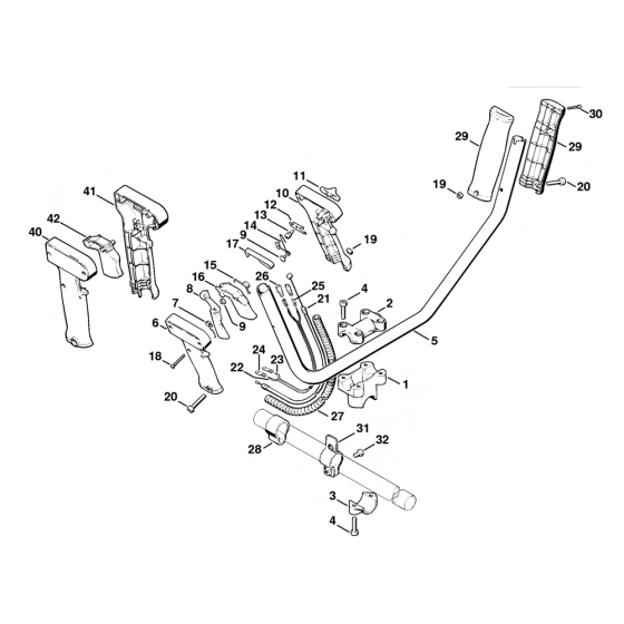 Stihl FS160 FS180 Handle