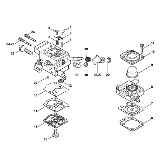 Stihl FS240 FS260 Carburetor