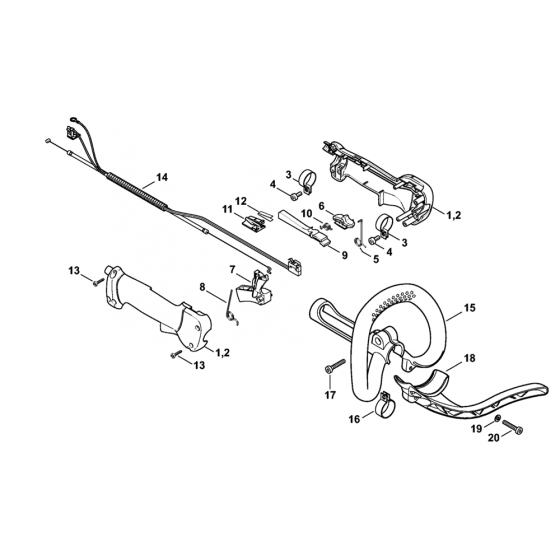 FS240 FS260 Loop Handle