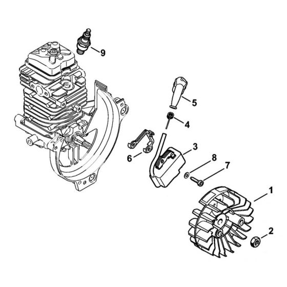 Ignition system Assembly for Stihl FS311 Clearing Saw