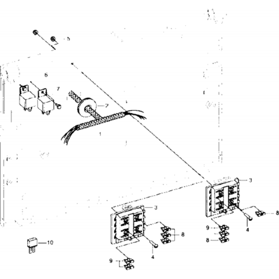 Cowl Assembly for Husqvarna FS3500 E Floor Saw