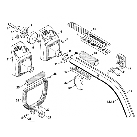 FS36 Clutch Drive Tube