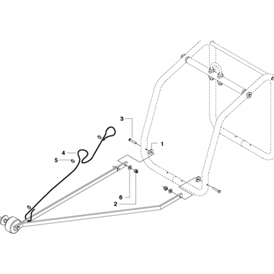 Pointer Attachment - Single Pointer Assembly for Husqvarna FS410 D Floor Saw