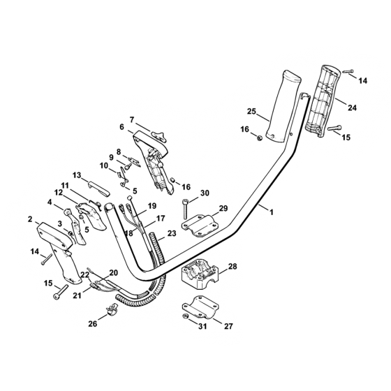Stihl FS44 Handlebar