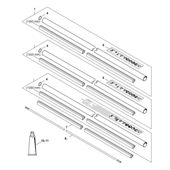 Drive Tube Assembly for Stihl