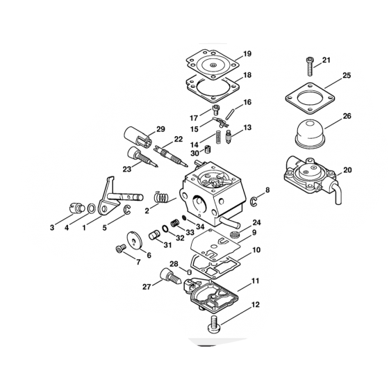 Stihl FS55 Carburetor