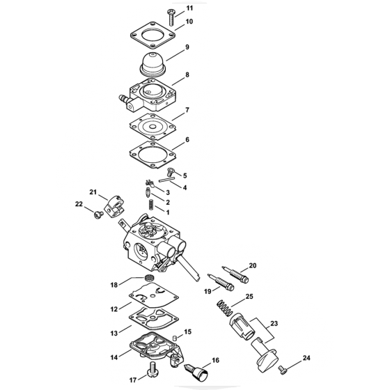 Stihl FS56 Carburetor Assembly