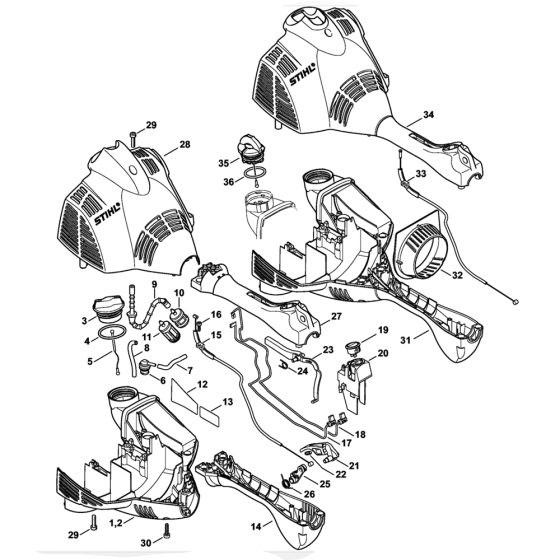 FS56 Engine Housing Loop Handle