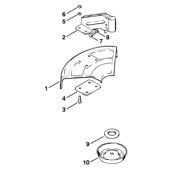 Stihl FS60 Deflector Assembly