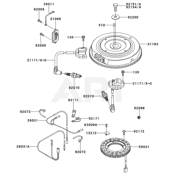 Electric Equipment for Kawasaki FS651V Engine