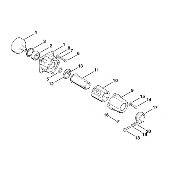 Stihl FS65 Clutch Housing Assembly