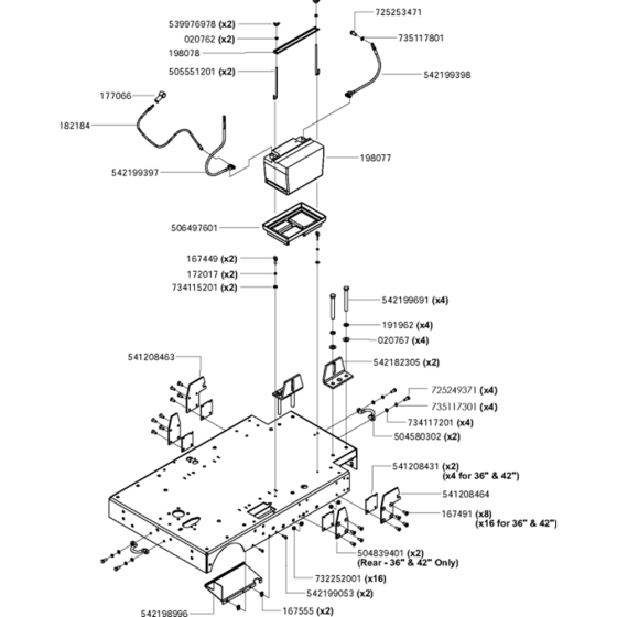 Upper Frame Assembly for Husqvarna FS6600 JD T3 Floor Saw