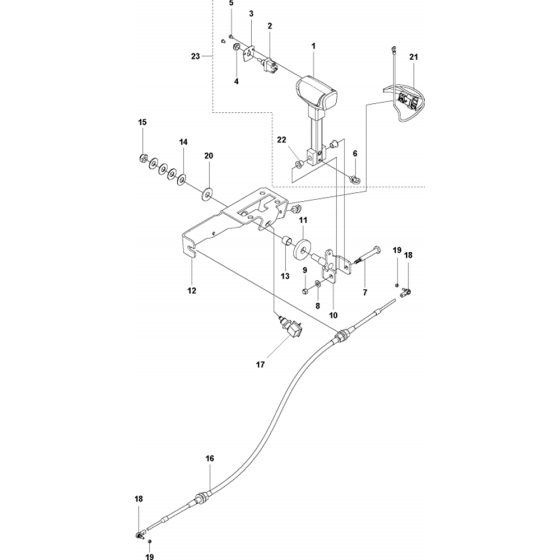 Speed Control Assembly for Husqvarna FS7000 DL Floor Saw