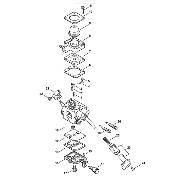 Stihl FS70 Carburetor Assembly