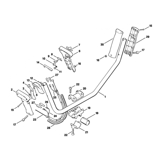 Stihl FS72 FS74 FS76 Handle