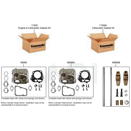 Gasket / Cylinder Head Kits for Kawasaki FS730V Engine