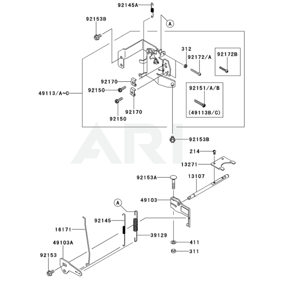 Control Equipment for Kawasaki FS730V Engine