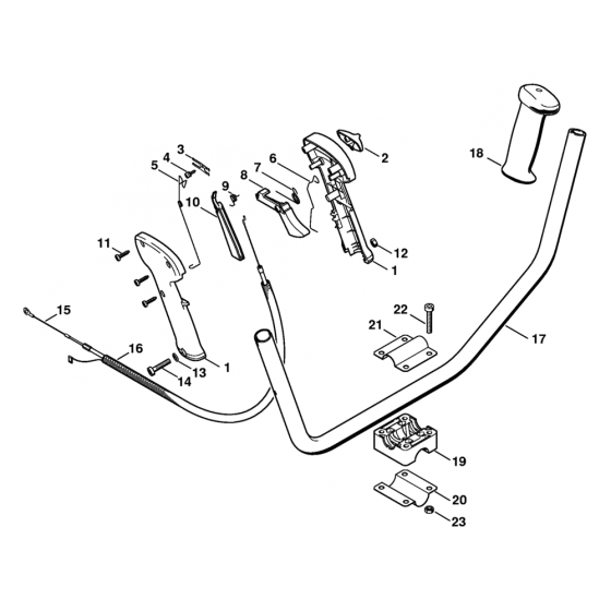 Stihl FS75 FS80 FS85 Handle