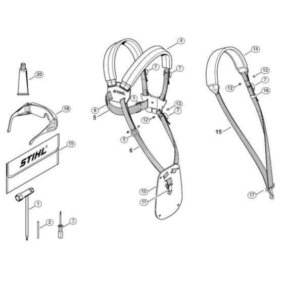 Tools & Extras for Stihl FS88 Brushcutter