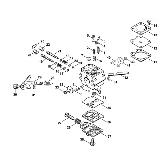 Stihl FS88 Carburetor Assembly
