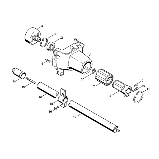 Stihl FS88 Fan Housing Assembly