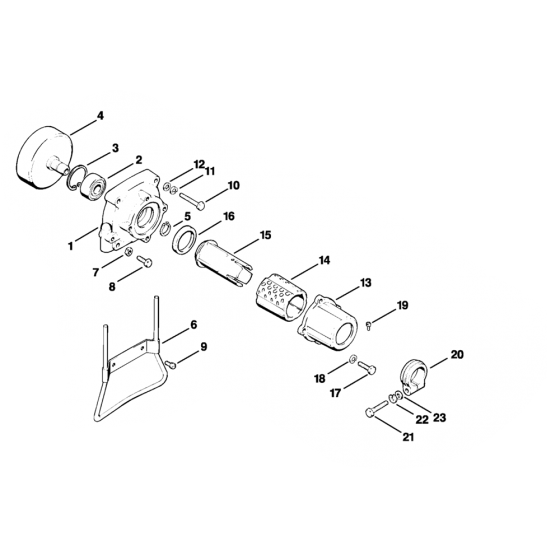 Stihl FS96 Clutch Housing Assembly