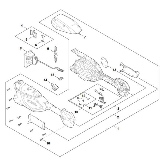 Handle Housing for Stihl FSA 110R