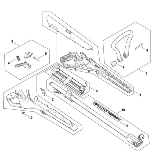 Drive Tube Assembly for Stihl FSA 30
