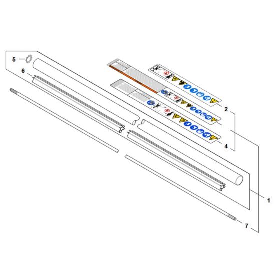 Drive Tube Assembly for Stihl FSA 400