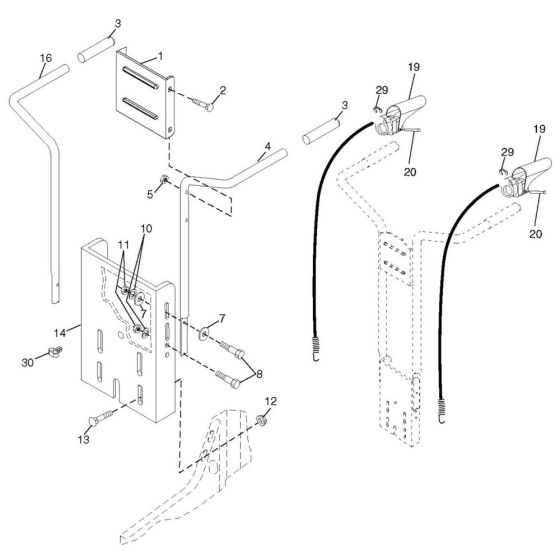 Handle Assembly for FT900